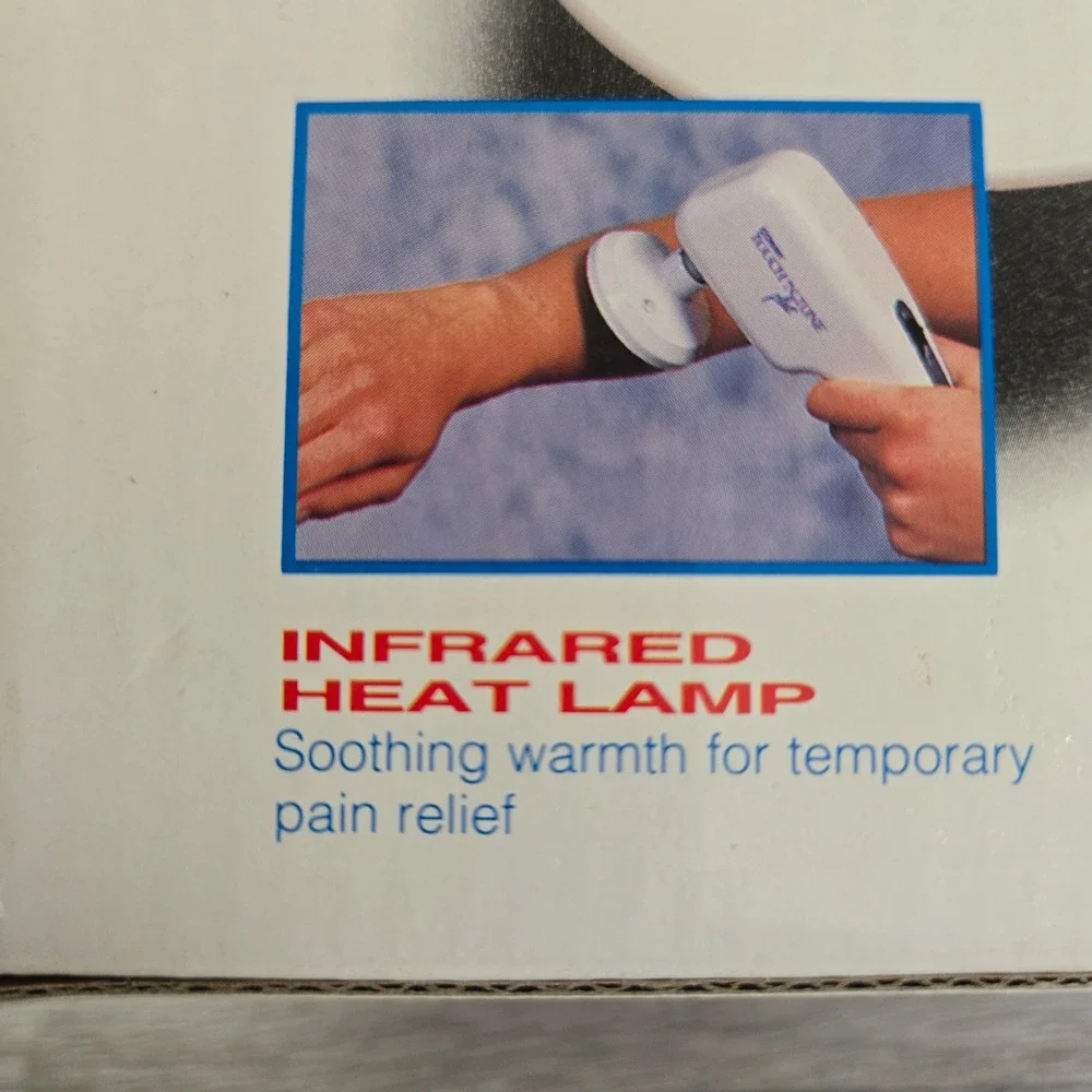 Conair White Touch N Tone Plus Massager Infrared Heat Lamp  Vintage 90s